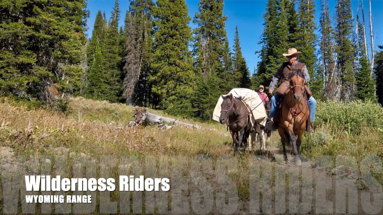 Wyoming Range in Western Wyoming by Horse Back