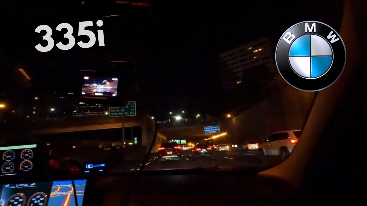 Ночная поездка BMW F30 335i 2015 года с @NikonDon