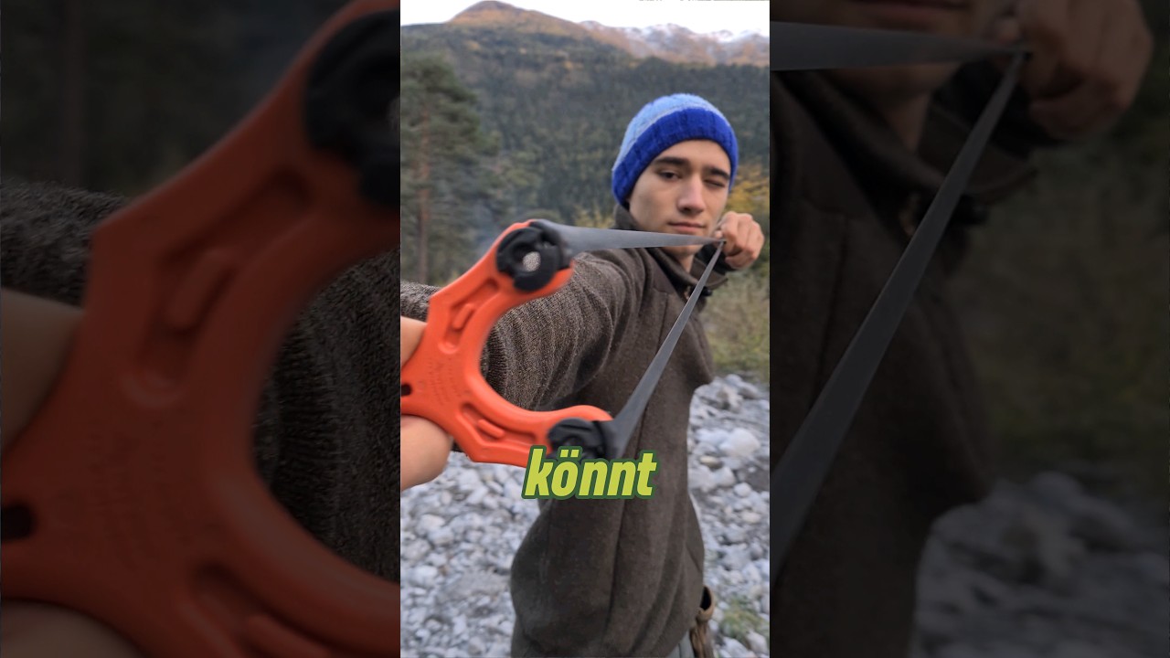 3 Tricks um besser Steinschleuder zu schie&szlig;en #outdoor #survival #bushcraft