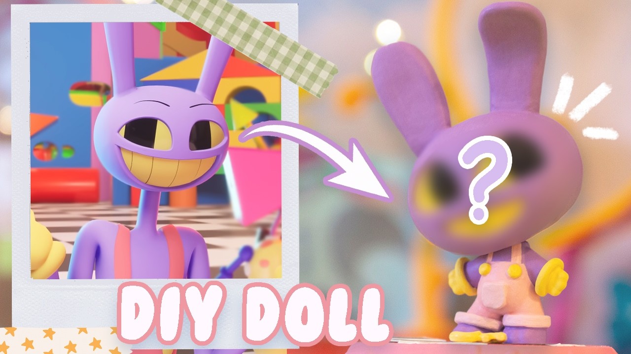 I Made Jax From The Amazing Digital Circus Into A Doll | LPS DIY