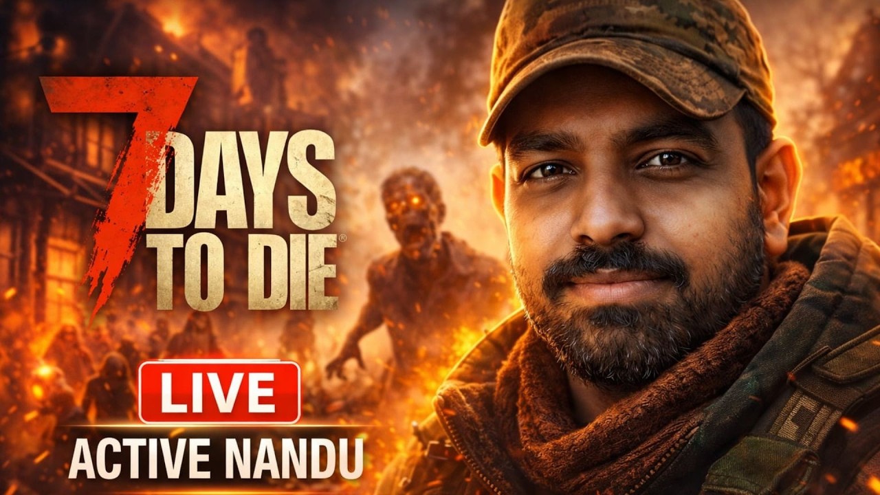 7 DAYS TO DIE🔥 ZOMBIE SURVIVAL KA ASLI CHALLENGE SHURU ! | #7daystodie #survival #live #gaming