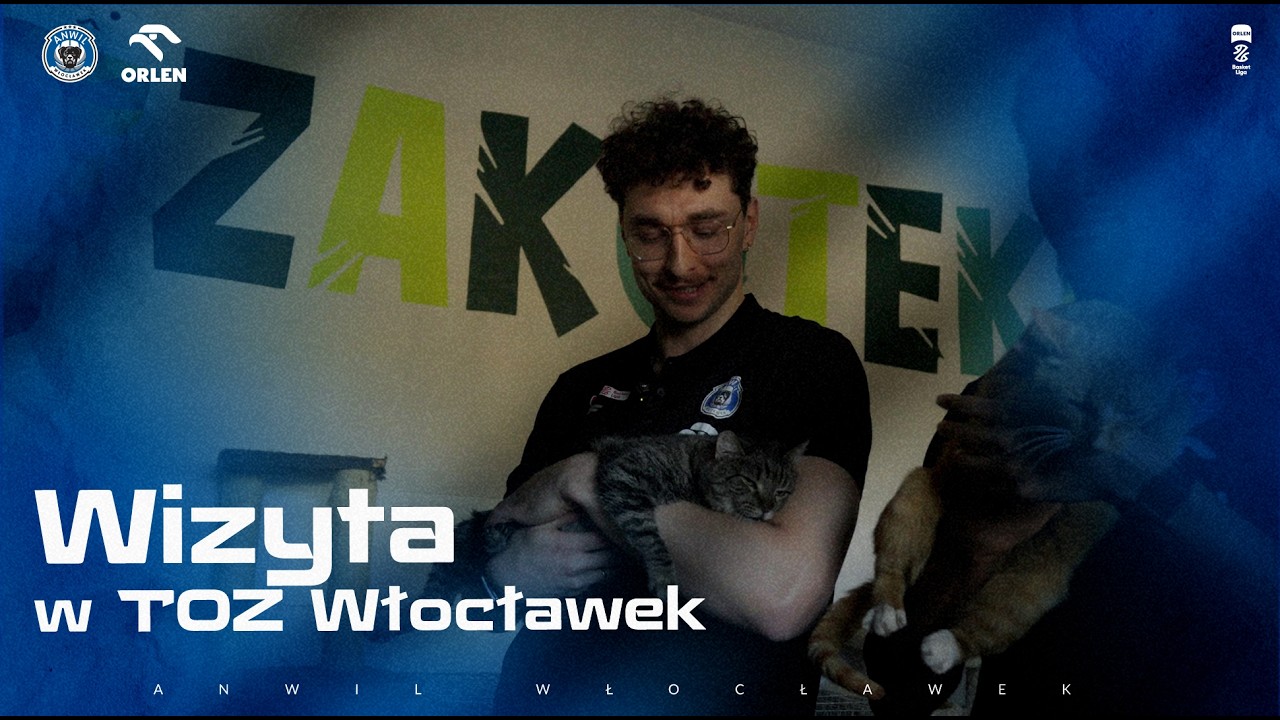 Koszykarze Anwilu Włocławek wspierają zwierzaki! #KarmaWraca