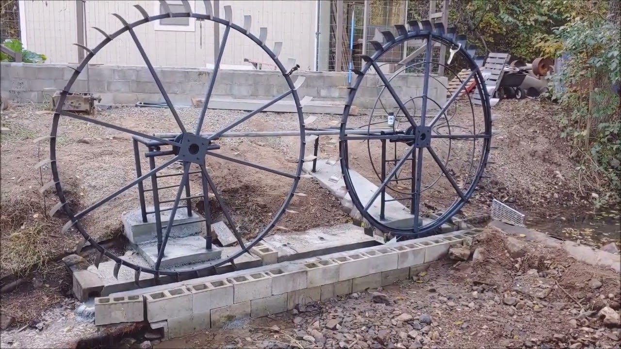 How to double WATER WHEEL or WIND GENERATOR torque