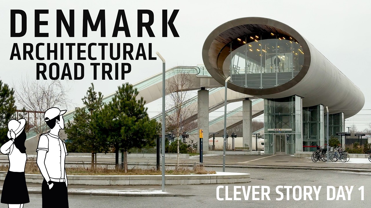 4K Architectural Road trip Denmark | Day 1 Copenhagen, K&oslash;ge, Roskilde