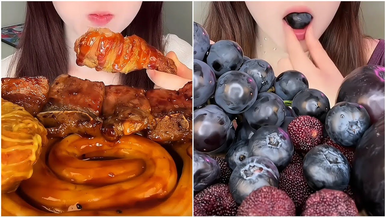 Satisfying Food Eating ASMR | ASMR Mukbang Food Eating Sounds | ASMR 음식 먹는 소리