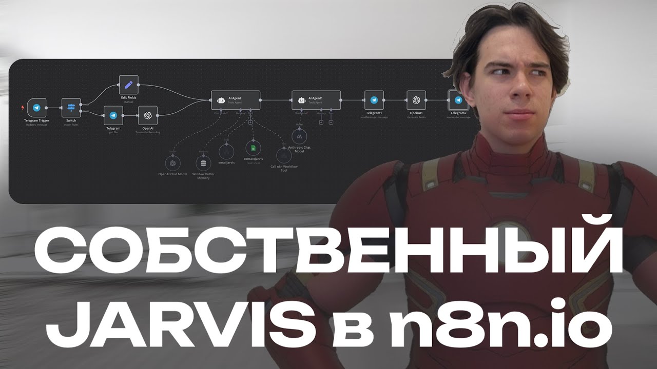 ЭТОТ ИИ АССИСТЕНТ СДЕЛАЕТ ИЗ ТЕБЯ ТОНИ СТАРКА! JARVIS В ТВОЕМ ТЕЛЕГРАМ БОТЕ!