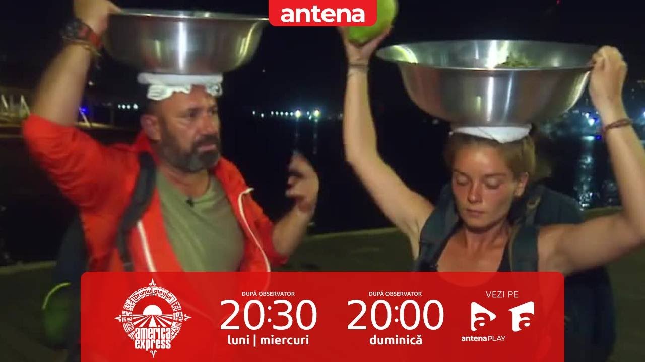 Doina și Cătălin Scărlătescu au cărat pe cap un bol cu fructe în echilibru | @FordRomania