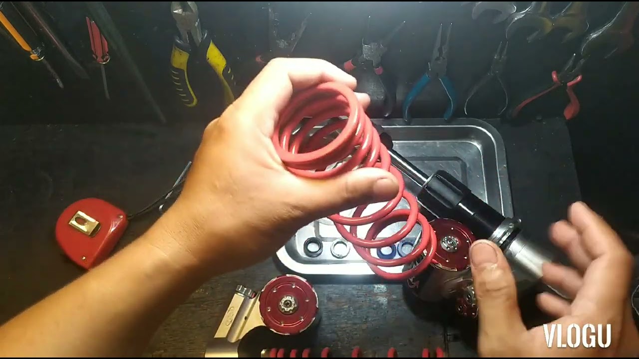 VOPO racing suspension, Aerox/nmax leak repair, rebuild and review.....