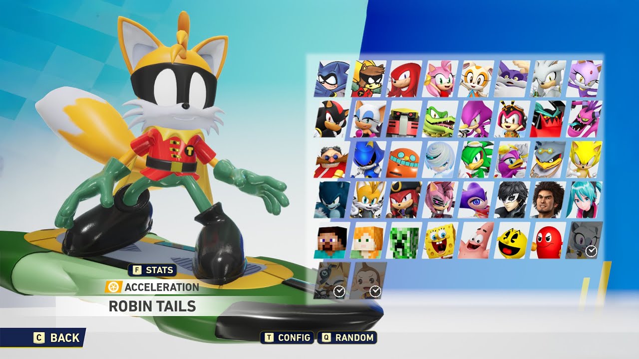 Robin Tails and Bat Sonic Outfit Mod | Sonic Racing Crossworlds
