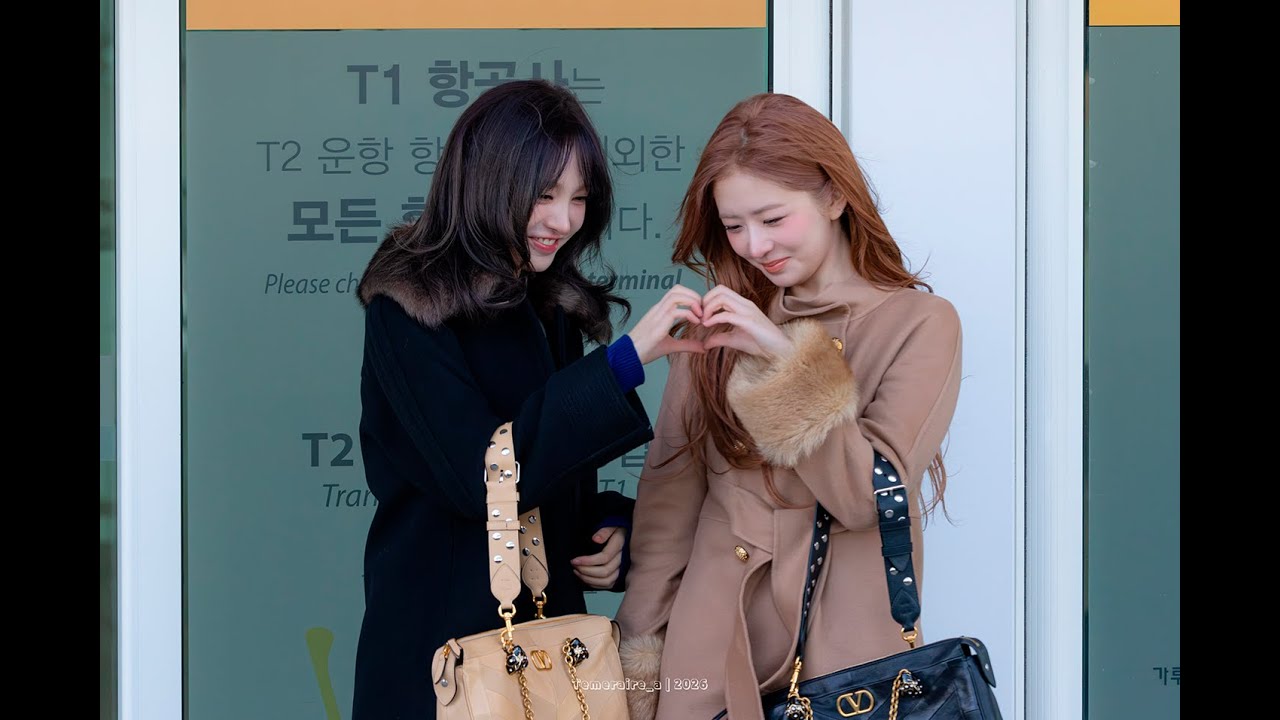 260127 IVE(아이브) 레이 리즈 인천공항 출국 직캠 / 260127 IVE REI LIZ DEPARTURE IN ICN AIRPORT