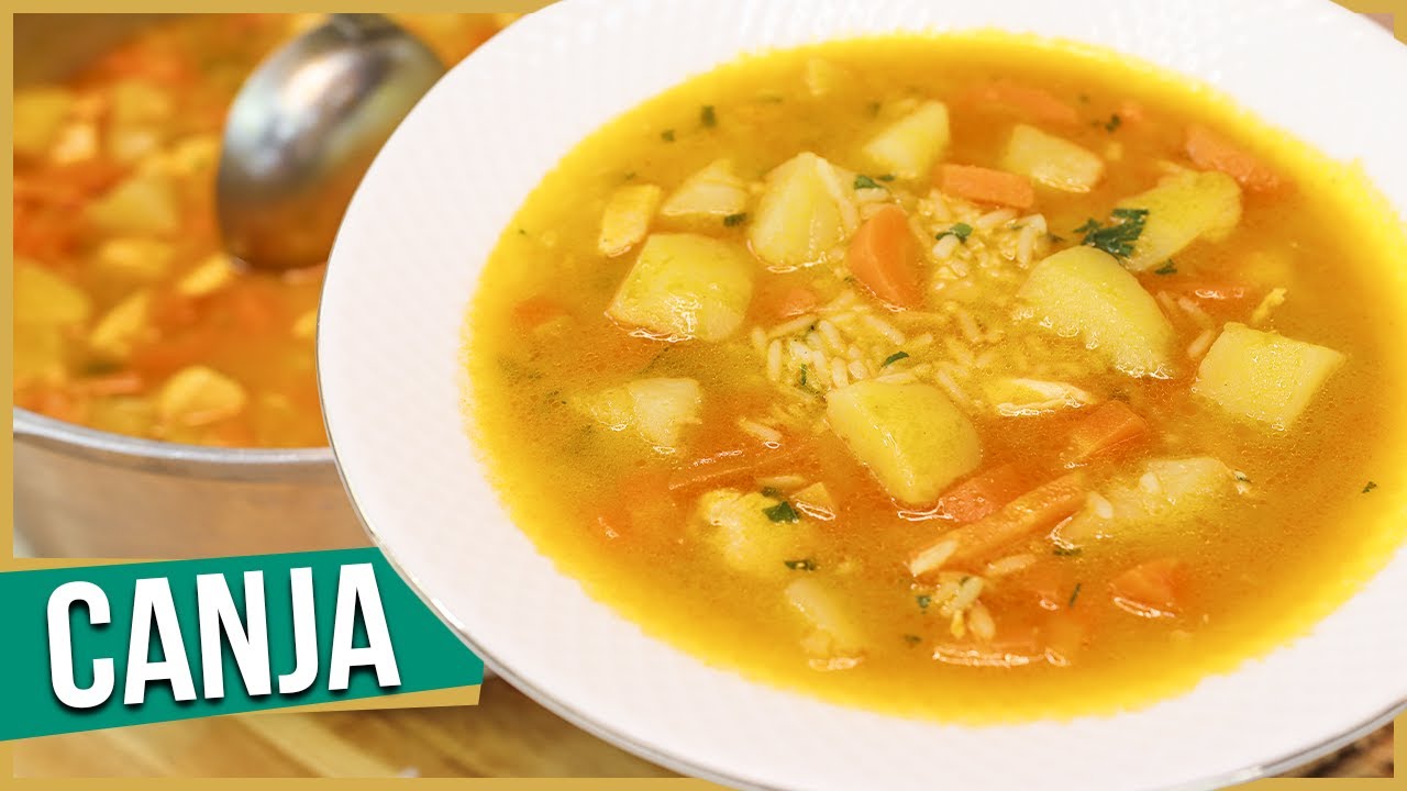 RECEITA DE SOPA PARA OS DIAS DE FRIO 🥶🥶I A MELHOR CANJA DE GALINHA I Receitas de Pai