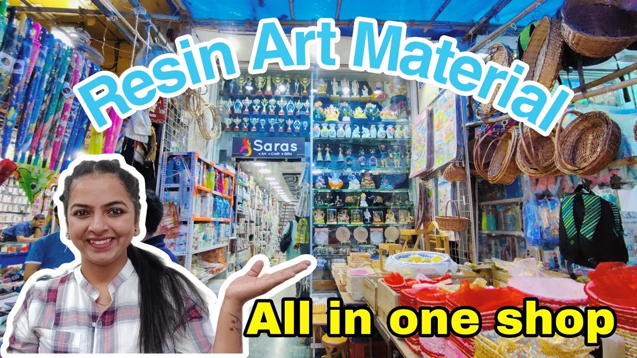 Best Shop for Resin Art Material in Vashi Navi Mumbai (A.P.M.C)|Saras Art shop | Resin Art shop