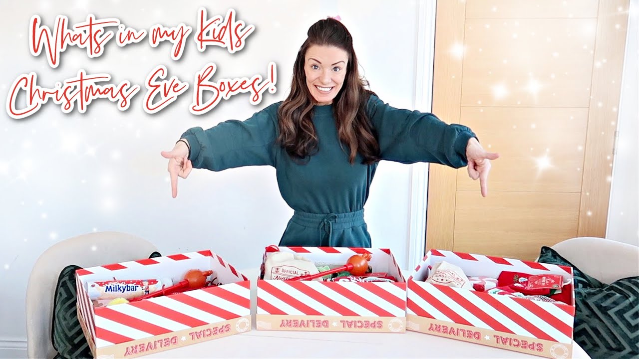 WHAT'S IN MY KIDS CHRISTMAS EVE BOXES 2022 // CHRISTMAS EVE BOX IDEAS FOR KIDS