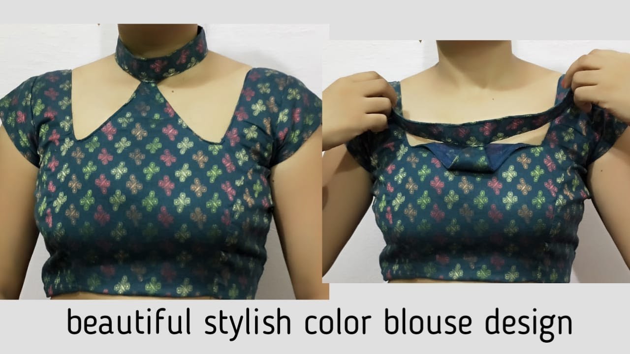 Karwa chouth special coller blouse new design //full blouse cutting and Stitching with detail