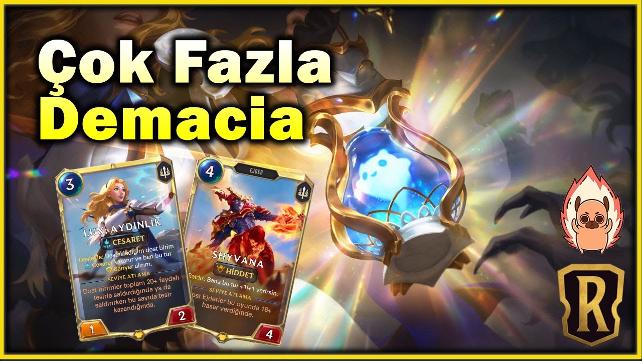 Ejder Kadın ve Işık Hanım??? Lux ve Shyvana  Destesi  | Legends Of Runeterra (LoR)(Standart)