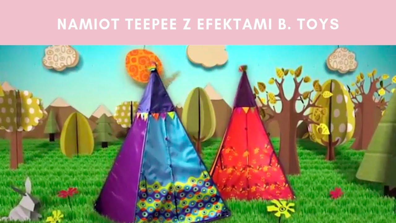 Namiot Teepee z efektami świetlnymi B. Toys