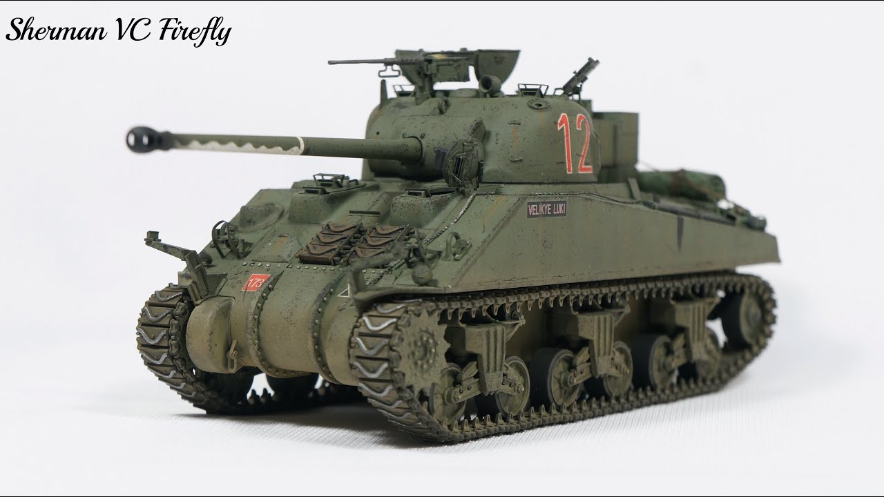전차 프라모델 Sherman VC Firefly 1/35 - Rye Field Model 제작