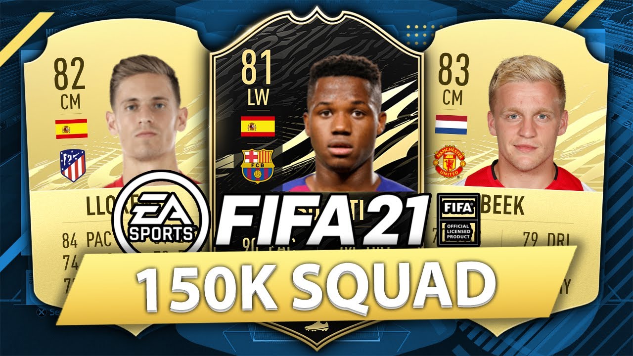 SUPER SWEATY 150K HYBRID w/ IF ANSU FATI! FIFA 21 SQUAD BUILDER