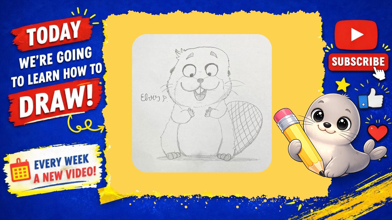 Let's draw Mabel from the Disney movie 