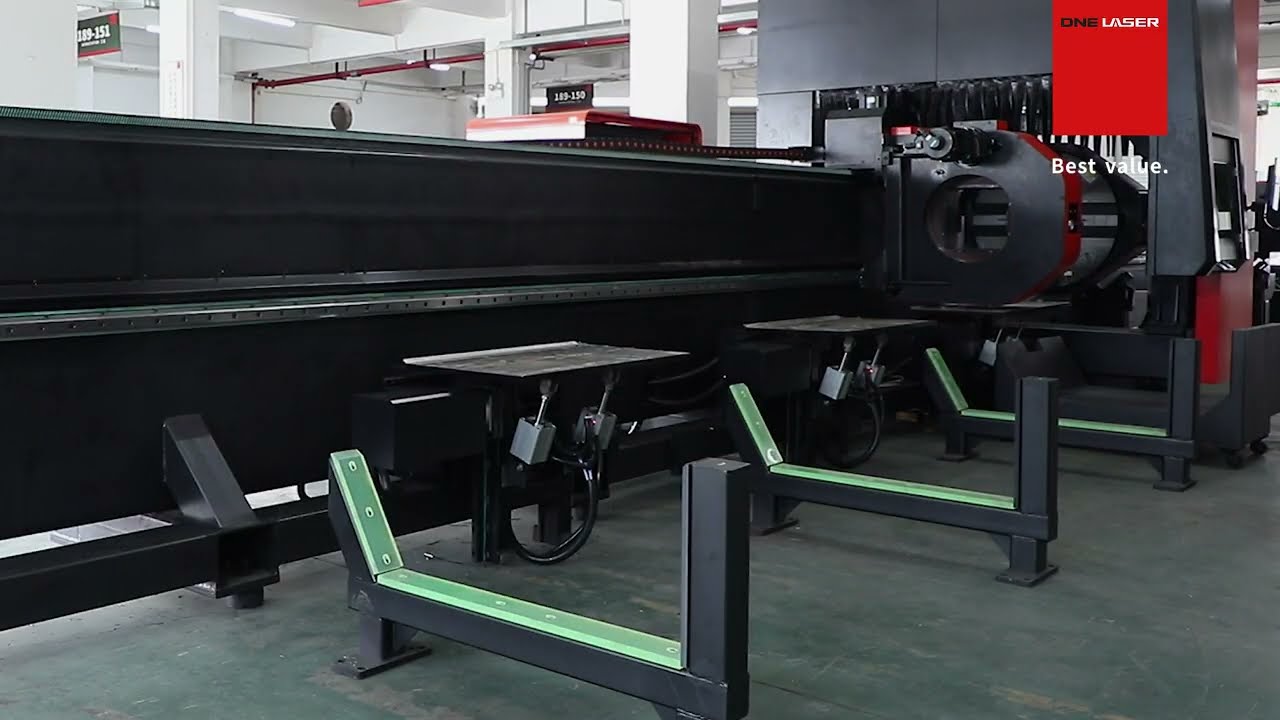 DNE D-Tube Three-Chuck Laser Tube Cutting Machine