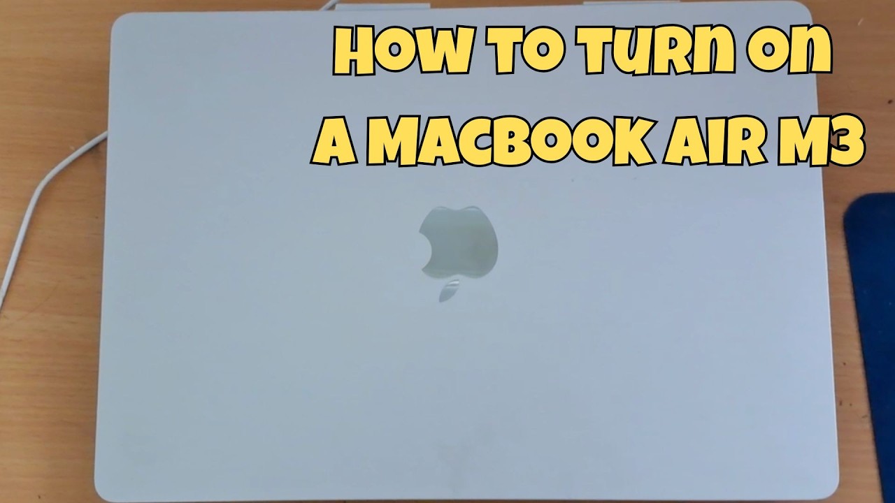Как включить Macbook Air M3/M4