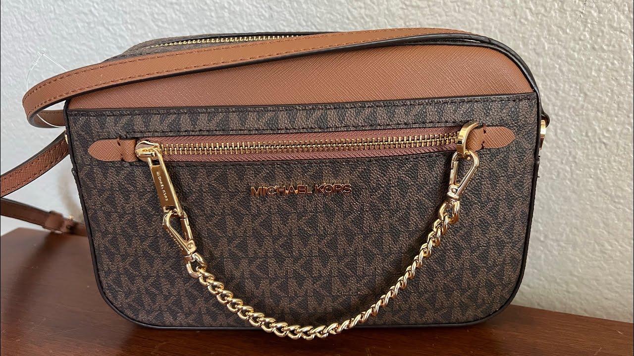 Michael Kors Jet Set Logo East West Chain Crossbody
