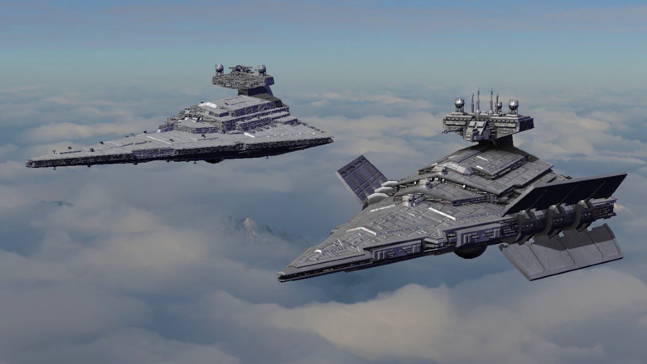 Epic Cinematic Space Battle: Galactic Empire vs Mandalorians - Empire at War Remake NPC Wars