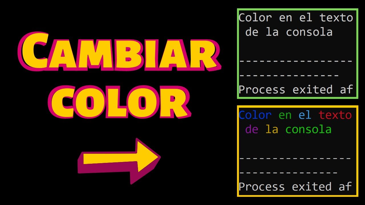 👉Como CAMBIAR EL COLOR de las LETRAS en C++ ❓ | FÁCIL Y RÁPIDO | Programación  en C++