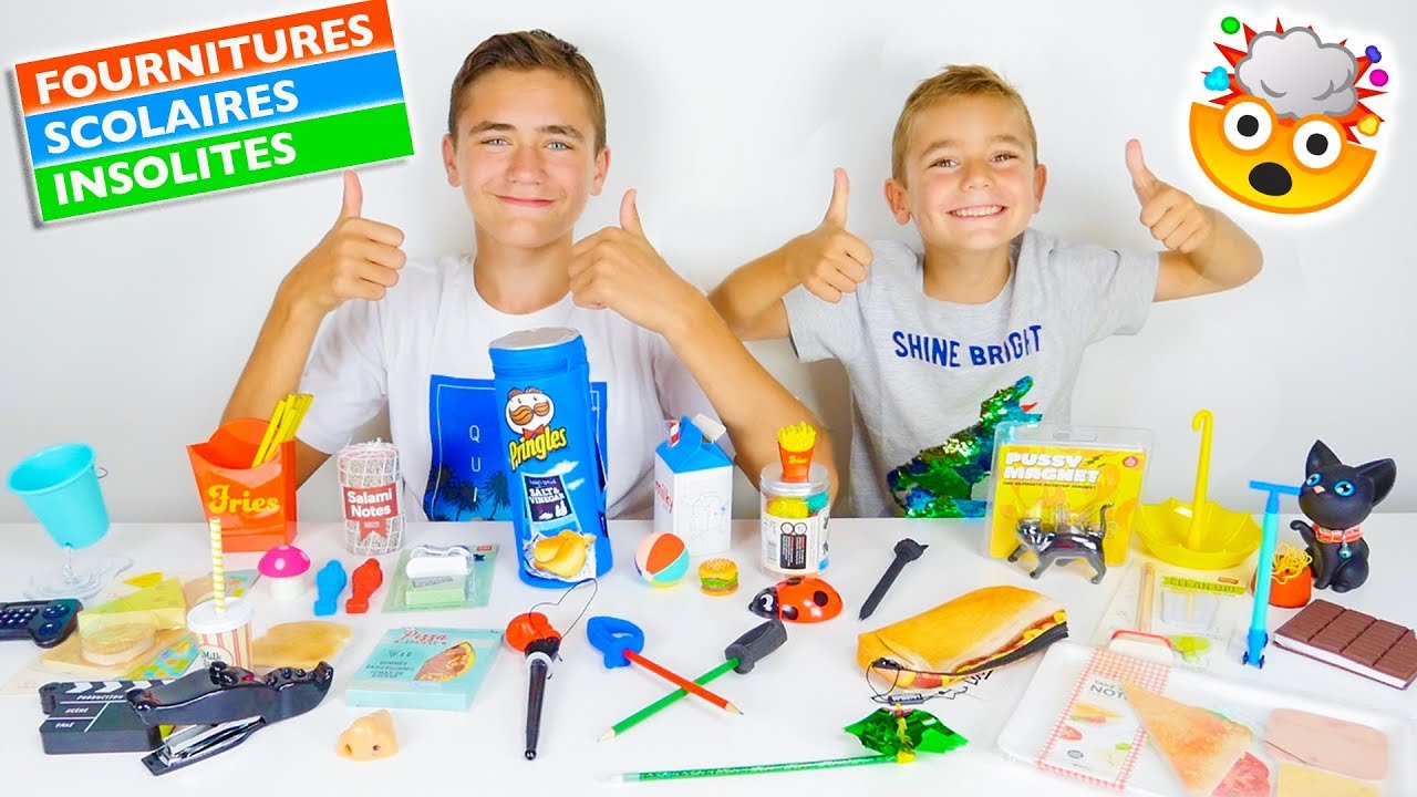 FOURNITURES SCOLAIRES INSOLITES - BACK TO SCHOOL 2018