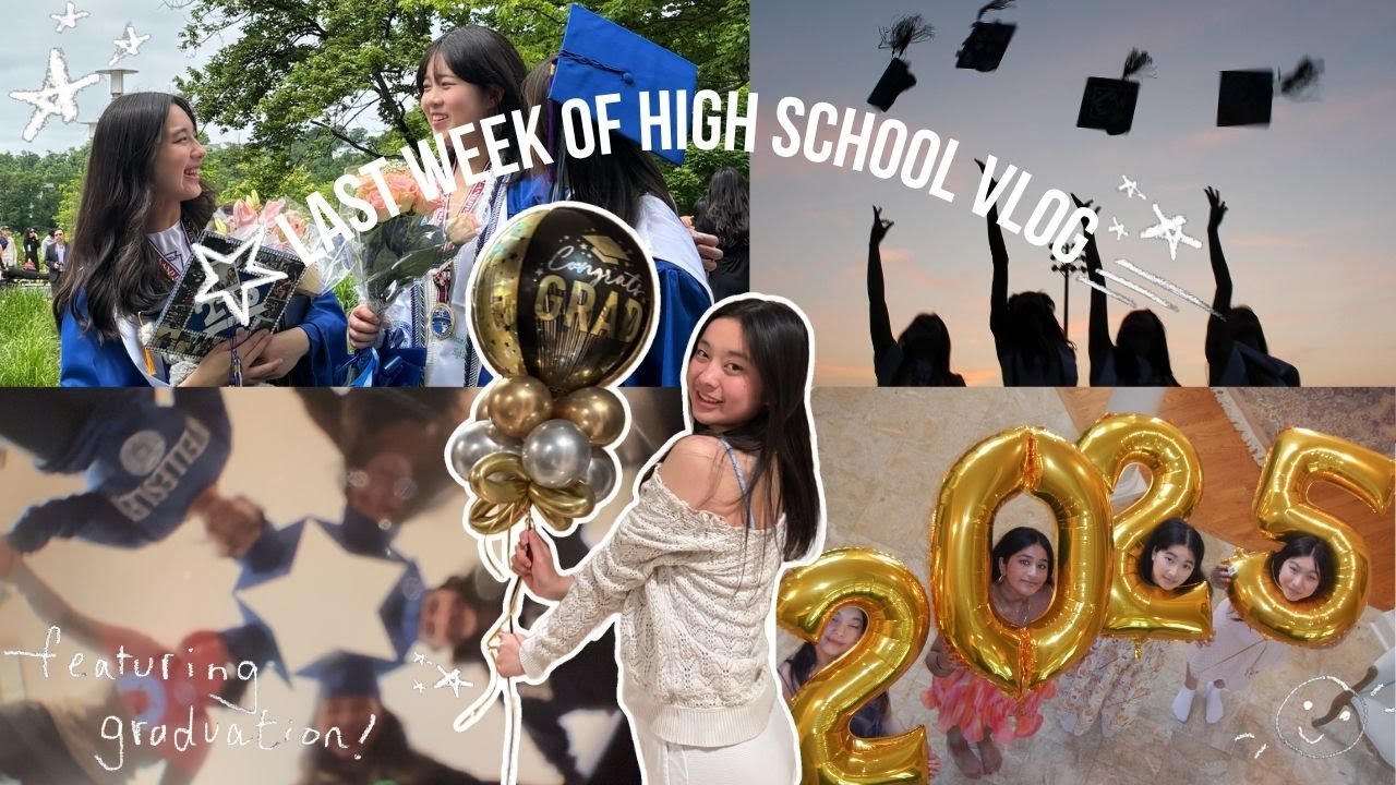last week of high school & graduation vlog