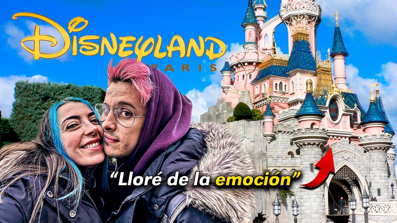 LLOR&Eacute; AL ENTRAR POR PRIMERA VEZ A DISNEYLAND PARIS 🥹🎢 | AS&Iacute; FUE EL MOMENTO
