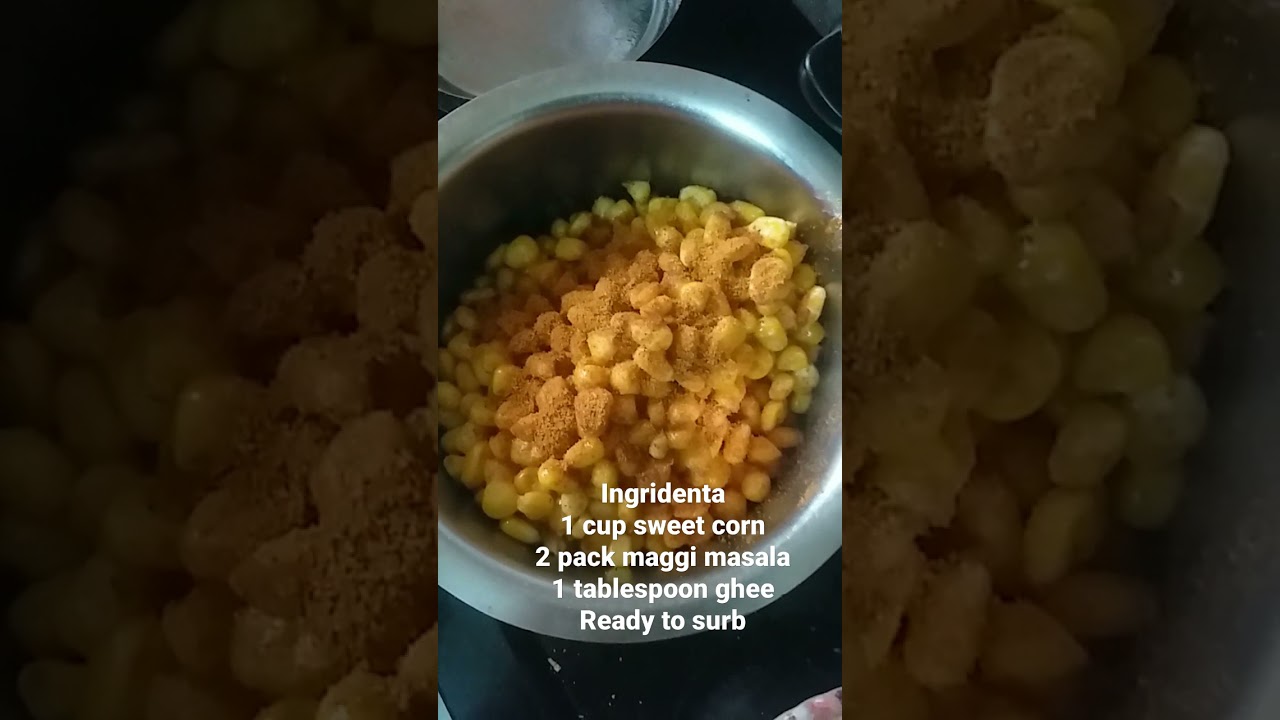 sweet corn masala || maggi masala
