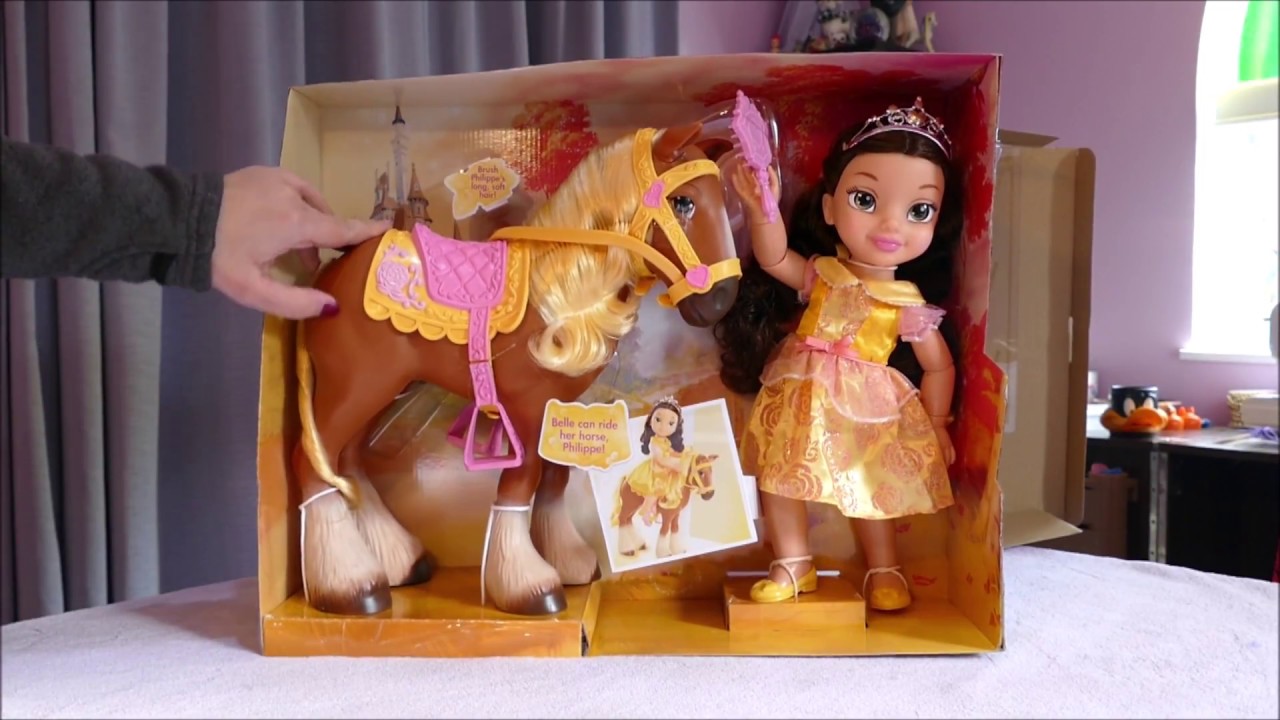 Disney Toddler Belle Doll - Disney Princess and Horse Doll Set