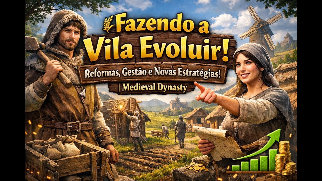 🌾 Fazendo a Vila Evoluir! Reformas, Gestão e Novas Estratégias! | Medieval Dynasty