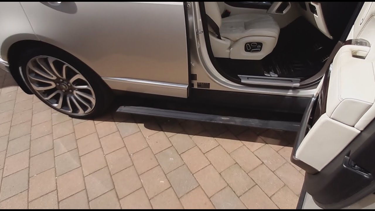 Установка электрических подножек Range Rover L405