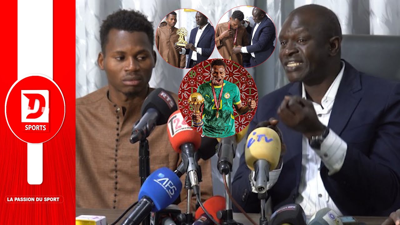 CAN 2025: Le Maire  de la Ville de Thies a reçu le Champion d'Afrique Habib Diallo