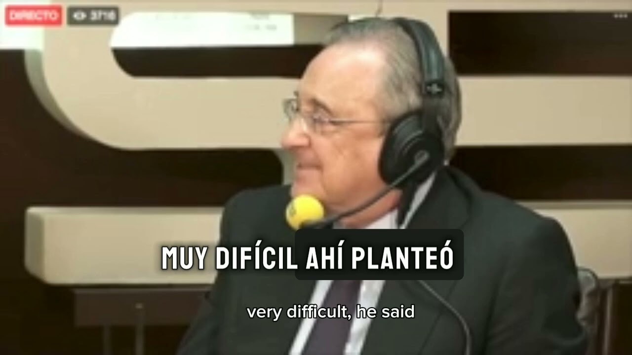Florentino Perez sobre Leo Messi al Real Madrid 🎙#leomessi #realmadrid #as