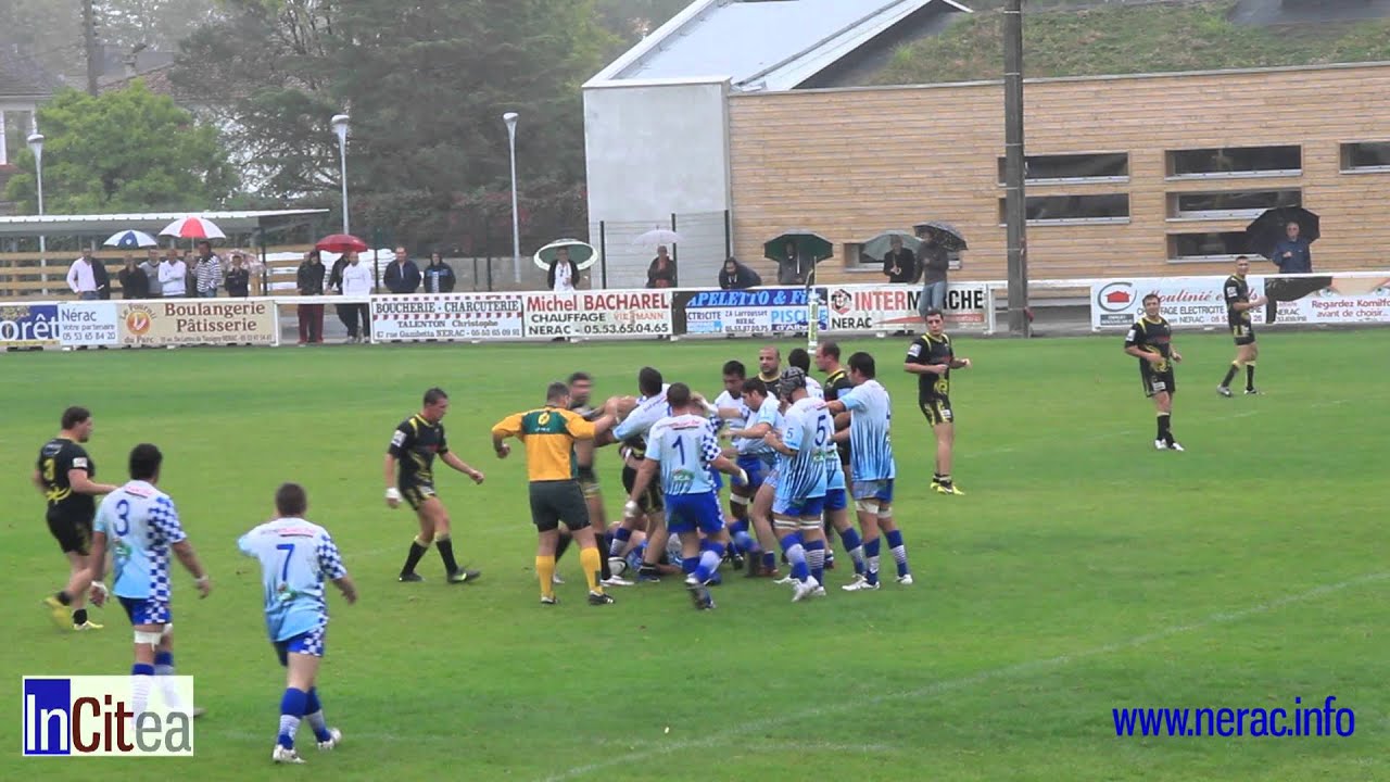 UNS Nérac contre Layrac au stade André Duprat dimanche 7 octobre 2012