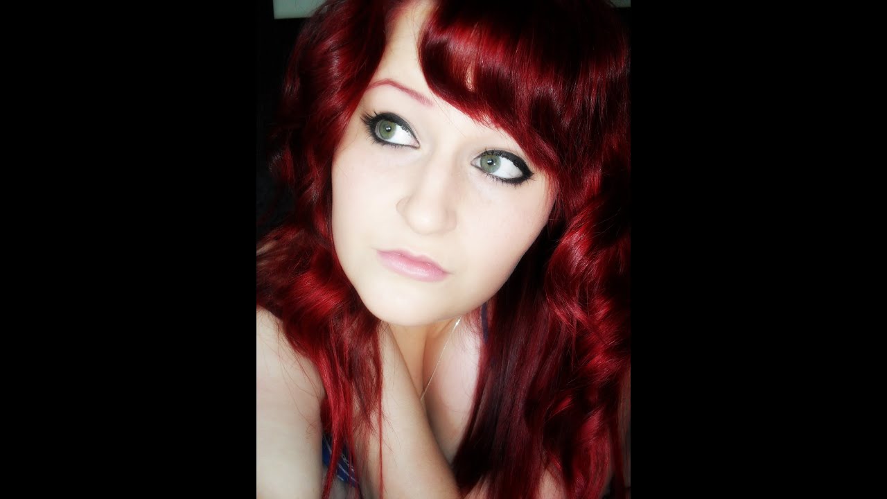 La Riche Directions Poppy Red Hair Dye Application and Results
