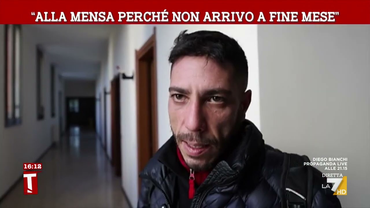 “Alla mensa perché non arrivo a fine mese”