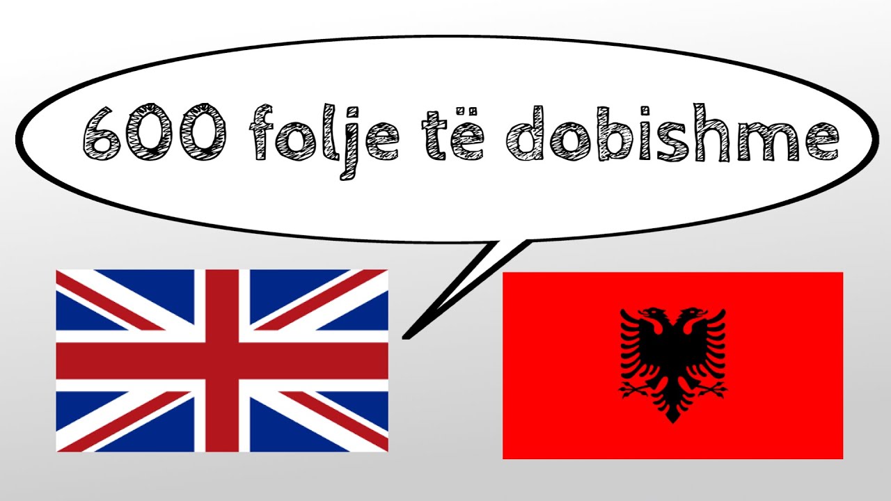 600 folje të dobishme - Anglisht + Shqip - (folës amtar)