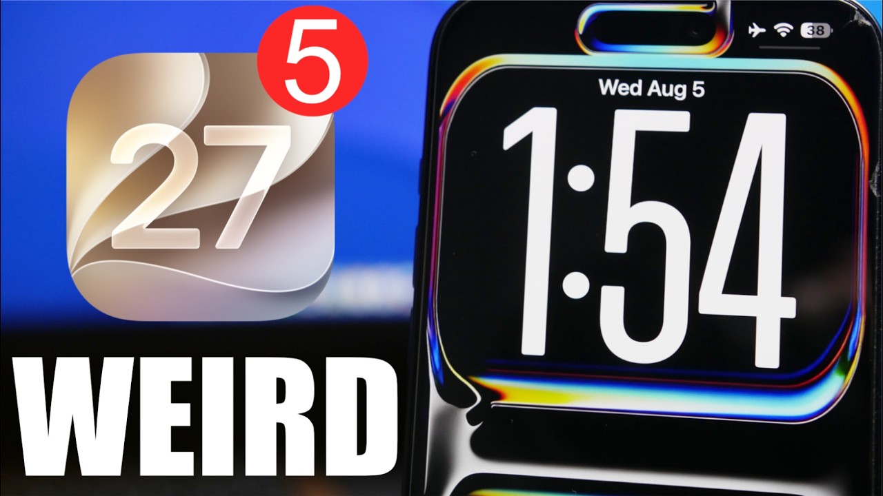 iOS 27 Beta 5 - This is Weird !