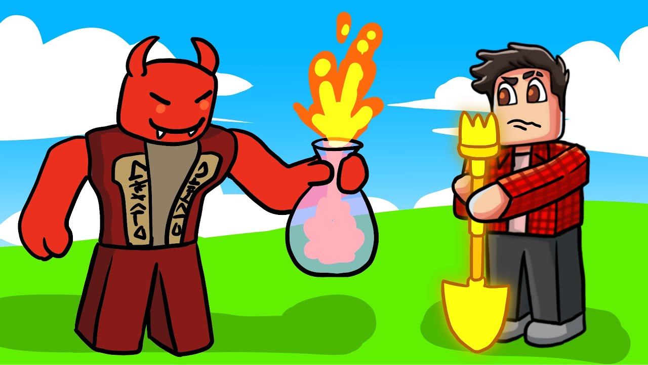 MUSIAŁEM PRZEJŚĆ TEST DEMONÓW BY PÓJŚĆ DALEJ KOPAĆ W DIG IT! | ROBLOX