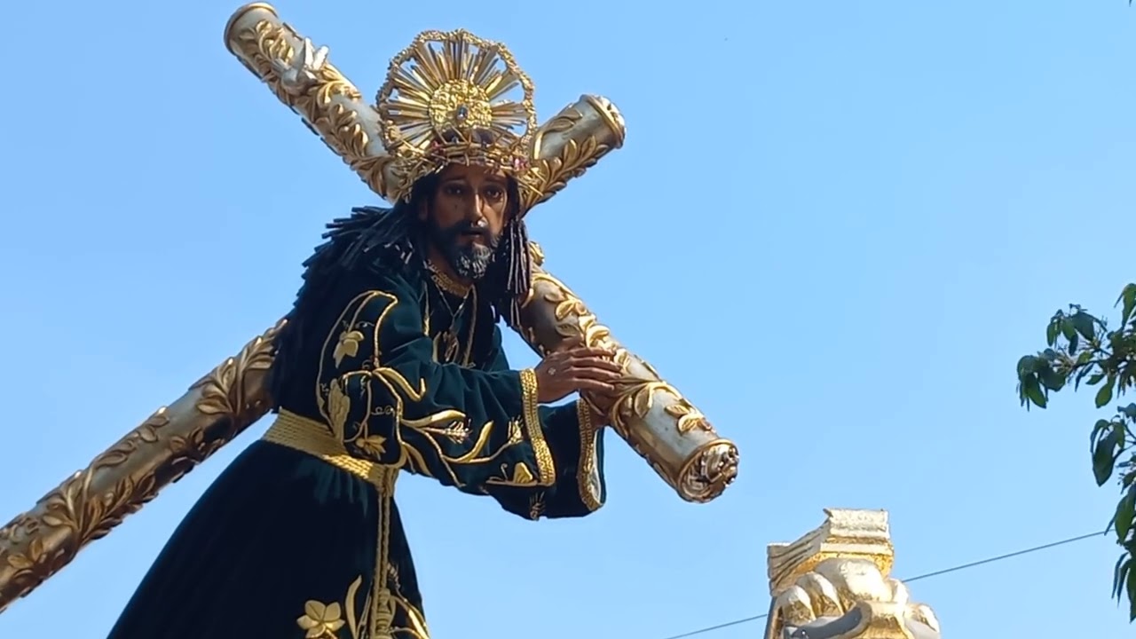 Jesús del Rescate por el parque el Sauce Miércoles Santo 2024