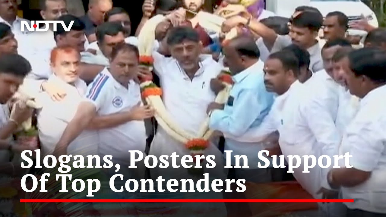 Watch: Congress' DK Shivakumar's Birthday Celebrations With Supporters