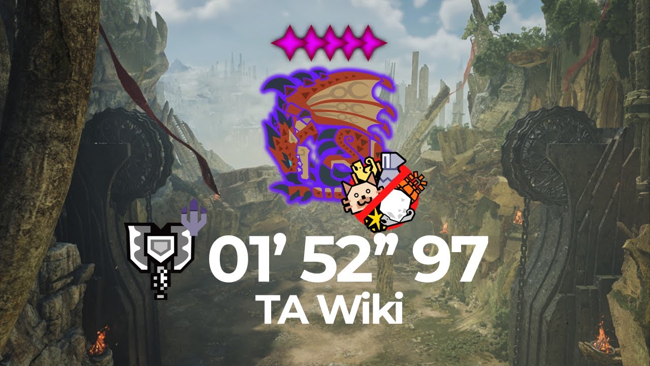 MHWilds: 5✦ Tempered Rathalos | 01'52'' | Charge Blade - TA Wiki Rules