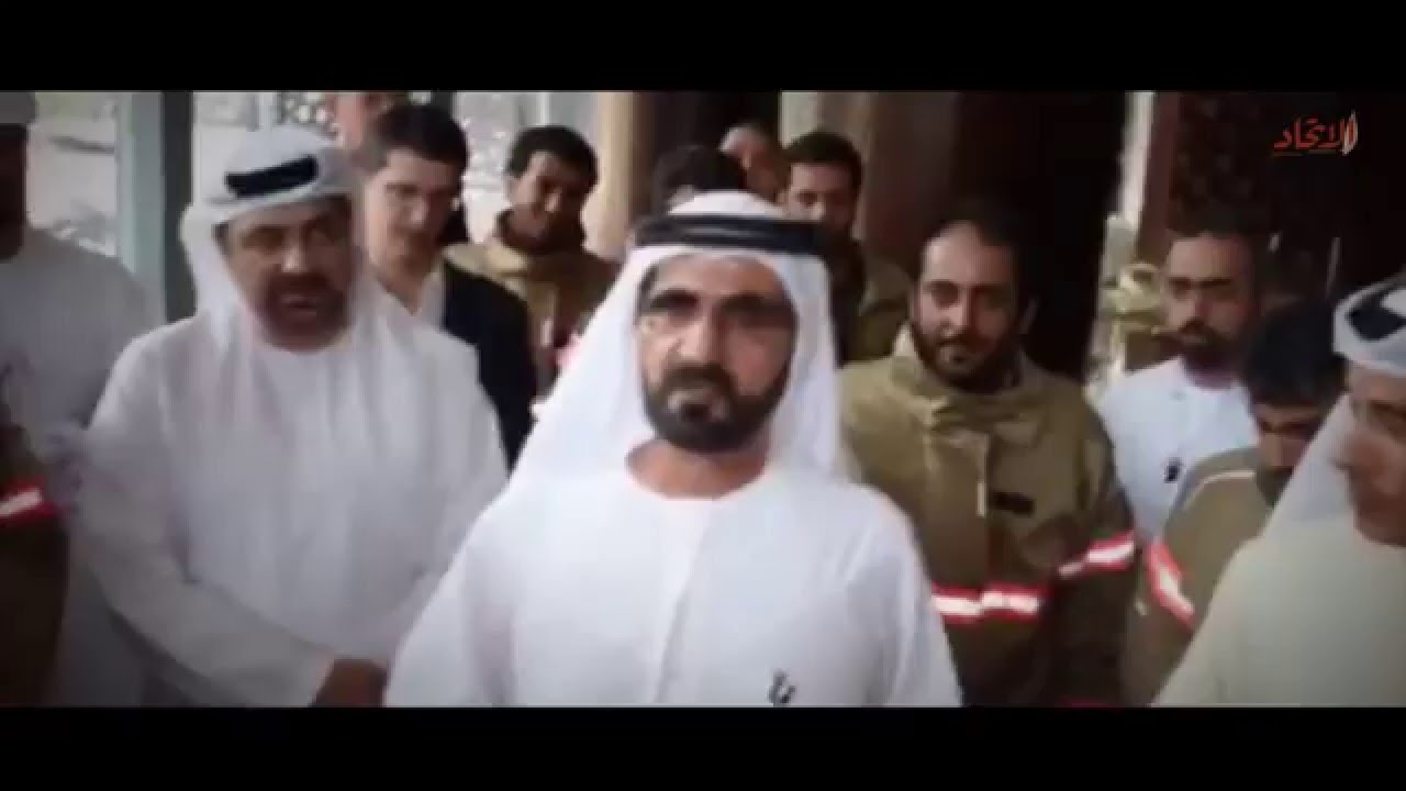 سمو الشيخ محمد بن راشد آل مكتوم يتفقد أثار حريق فندق العنوان وسط دبي | صحيفة الاتحاد