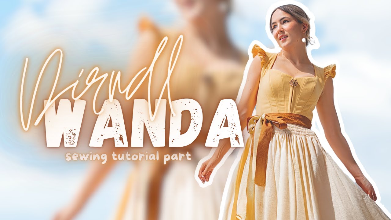Dirndl WANDA - Modern Dirndl with little sleeves (blouse or no blouse!) - THISISKACHI DIY
