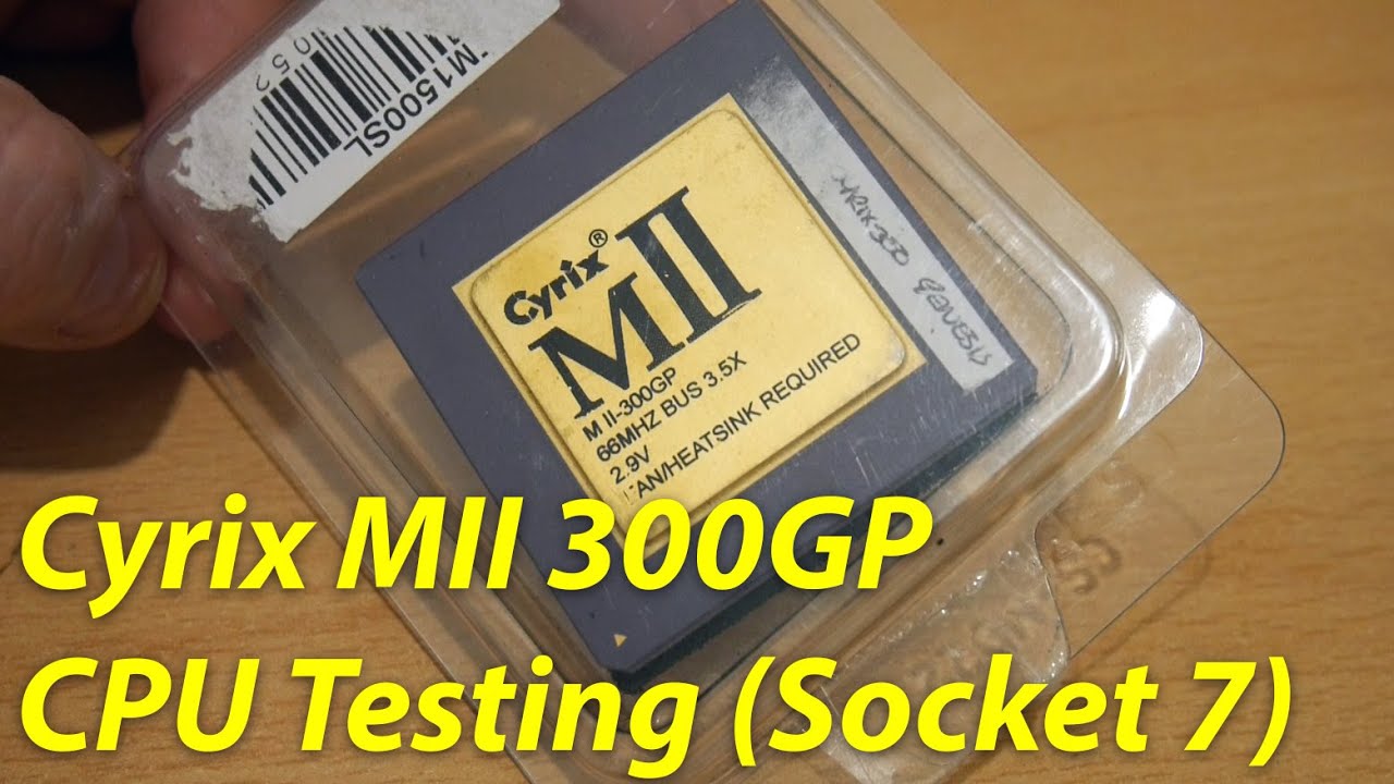 Cyrix MII 300GP (233-366ish) Tested - Super Socket 7 (3dfx, Voodoo 3, Quake, QuakeGL, Quake 3 Arena)