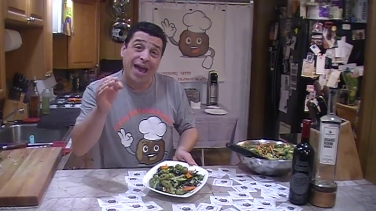 Making Italian Olive Salad / Cooking With Frankie Meatball